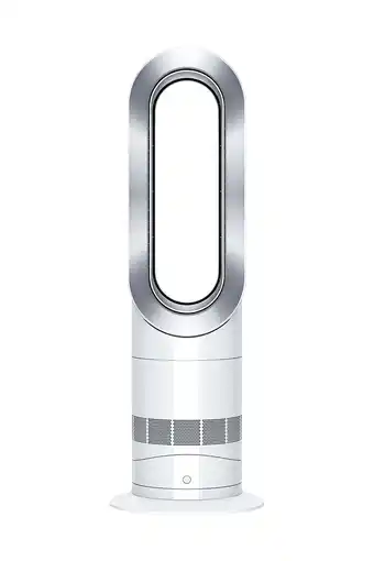 Amazon Dyson Hot+Cool Jet Focus AM09 - High Performance Cooling Fan and Fan Heater (White/Silver) aanbieding