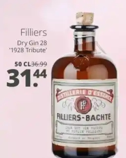Mitra Filliers Dry Gin 28 1928 Tribute aanbieding