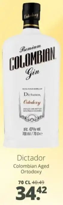 Mitra Dictador Colombian Aged Ortodoxy aanbieding