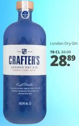 Mitra Crafter's London Dry Gin aanbieding
