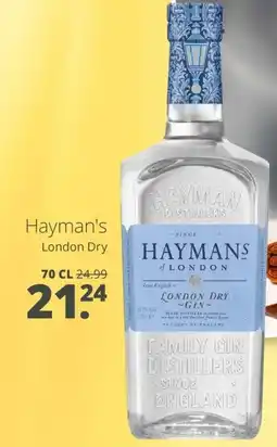 Mitra Hayman's London Dry aanbieding