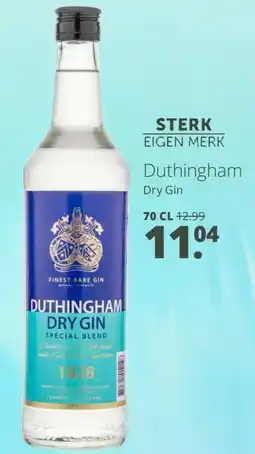Mitra Duthingham Dry Gin aanbieding