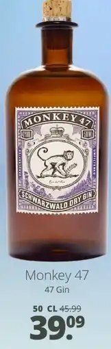 Mitra Monkey 47 Gin aanbieding