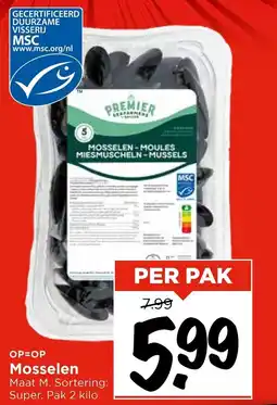 Vomar Voordeelmarkt Mosselen aanbieding