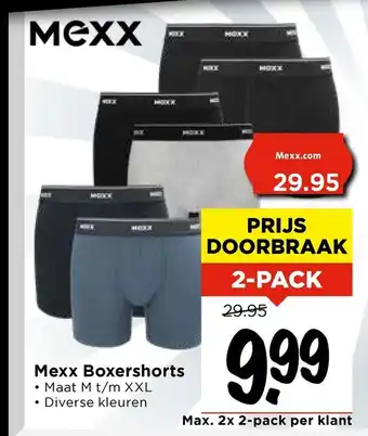 Vomar Voordeelmarkt Mexx Boxershorts aanbieding