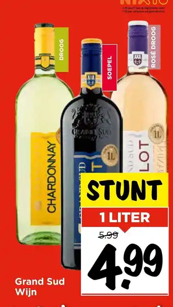 Vomar Voordeelmarkt Grand Sud Wijn aanbieding