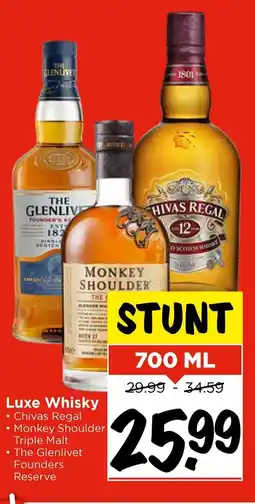 Vomar Voordeelmarkt Luxe Whisky aanbieding