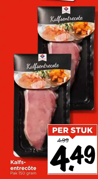 Vomar Voordeelmarkt Kalfs entrecôte aanbieding