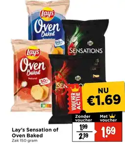 Vomar Voordeelmarkt Lay's Sensation of Oven Baked aanbieding
