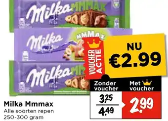 Vomar Voordeelmarkt Milka Mmmax aanbieding