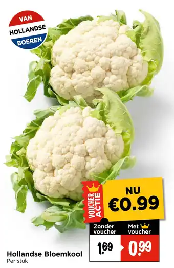 Vomar Voordeelmarkt Hollandse Bloemkool aanbieding