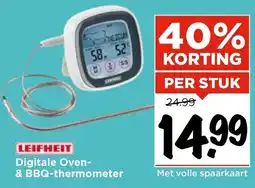 Vomar Voordeelmarkt Leifheit Digitale Oven & BBQ thermometer aanbieding