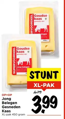 Vomar Voordeelmarkt Jong Belegen Gesneden Kaas aanbieding
