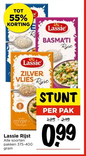 Vomar Voordeelmarkt Lassie Rijst aanbieding
