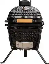 Bol.com BluMill Kamado BBQ Egg - Kamado 13 Inch - Houtskoolbarbecues - Zwart - Ø 27cm aanbieding