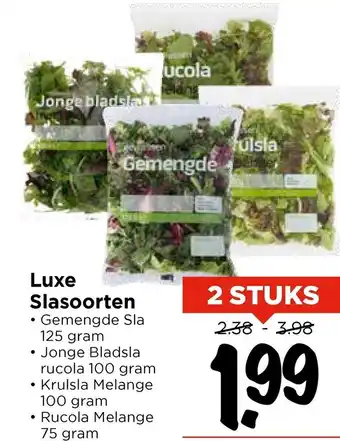 Vomar Voordeelmarkt Luxe Slasoorten aanbieding