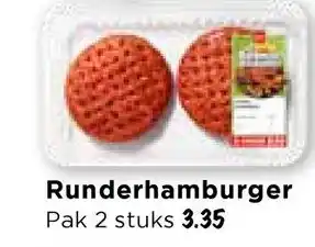 Vomar Voordeelmarkt Runderhamburger aanbieding