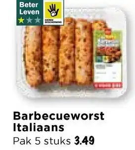 Vomar Voordeelmarkt Barbecueworst Italiaans aanbieding
