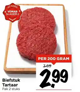 Vomar Voordeelmarkt Biefstuk Tartaar aanbieding