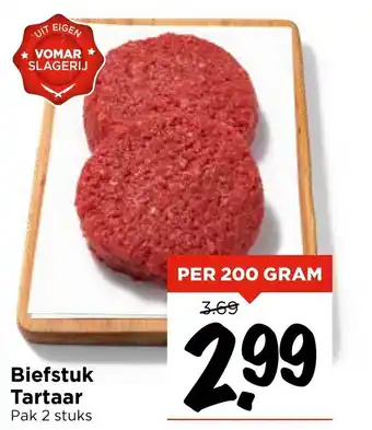 Vomar Voordeelmarkt Biefstuk Tartaar aanbieding