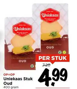 Vomar Voordeelmarkt Uniekaas Stuk Oud aanbieding