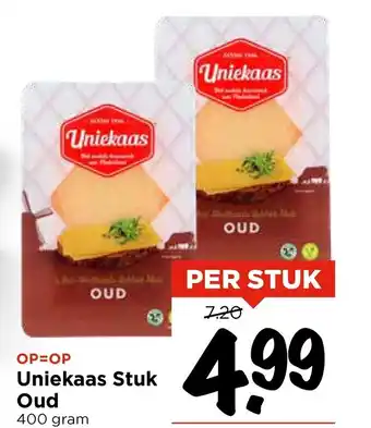 Vomar Voordeelmarkt Uniekaas Stuk Oud aanbieding
