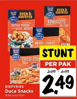 Vomar Voordeelmarkt Diepvries Duca Snacks aanbieding
