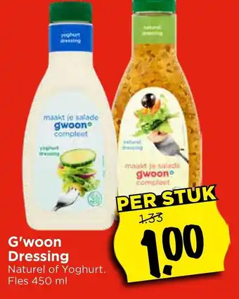 Vomar Voordeelmarkt G'woon Dressing aanbieding