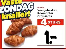 Vomar Voordeelmarkt Versgebakken Roomboter Croissants aanbieding