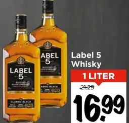 Vomar Voordeelmarkt Label 5 Whisky aanbieding