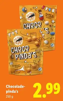 Lidl Chocolade pinda's aanbieding
