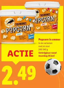 Lidl Popcorn in emmer aanbieding