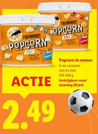 Lidl Popcorn in emmer aanbieding