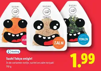 Lidl Sushi Tokyo onigiri aanbieding