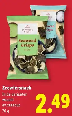 Lidl Zeewiersnack aanbieding