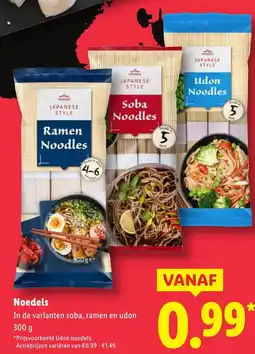 Lidl Noedels aanbieding