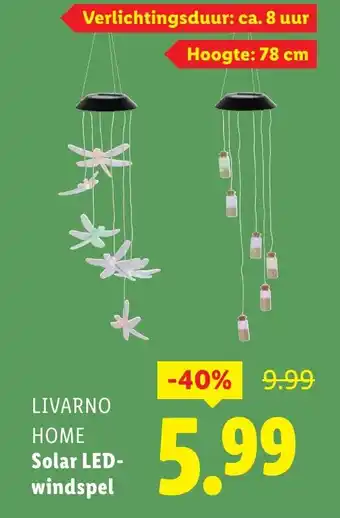 Lidl Livarno home Solar Led aanbieding