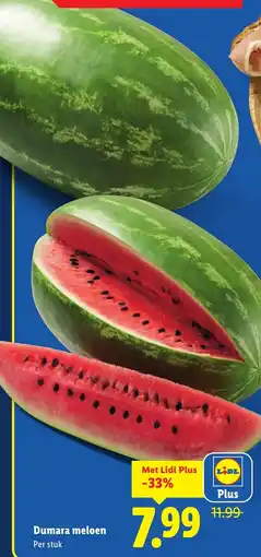Lidl Dumara meloen aanbieding