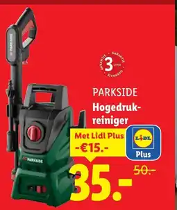 Lidl Parkside Hogedruk reiniger aanbieding