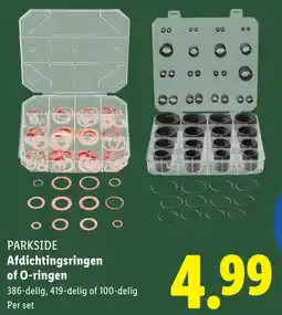 Lidl Parkside Afdichtingsringen of O-ringen aanbieding