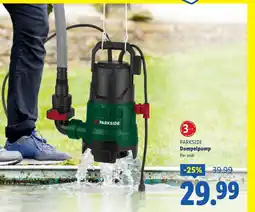 Lidl Parkside Dompelpomp aanbieding