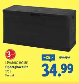 Lidl Livarno home opbergbox tuin aanbieding