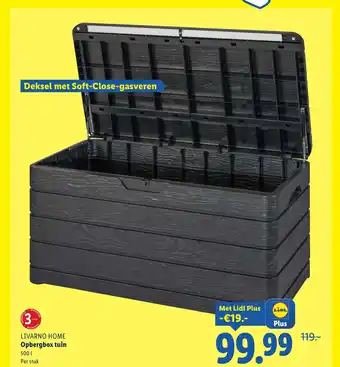 Lidl Livarno home Opbergbox tuin aanbieding