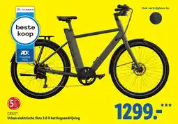 Lidl CRIVIT Urban elektrische fiets 3.0 X kettingaandrijving aanbieding