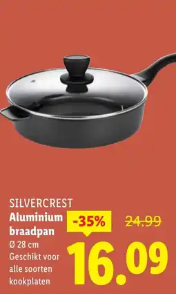 Lidl Silvercrest Aluminium braadpan aanbieding