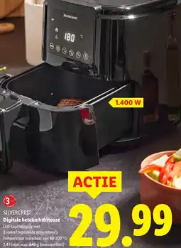 Lidl Silvercrest Digitale heteluchtfriteuse aanbieding