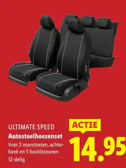 Lidl Ultimate Speed Autostoelhoezenset aanbieding