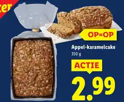 Lidl Appel karamelcake aanbieding