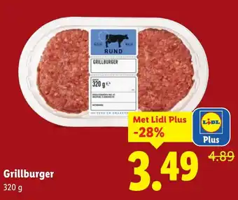 Lidl Grillburger aanbieding