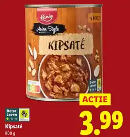 Lidl Kipsaté aanbieding